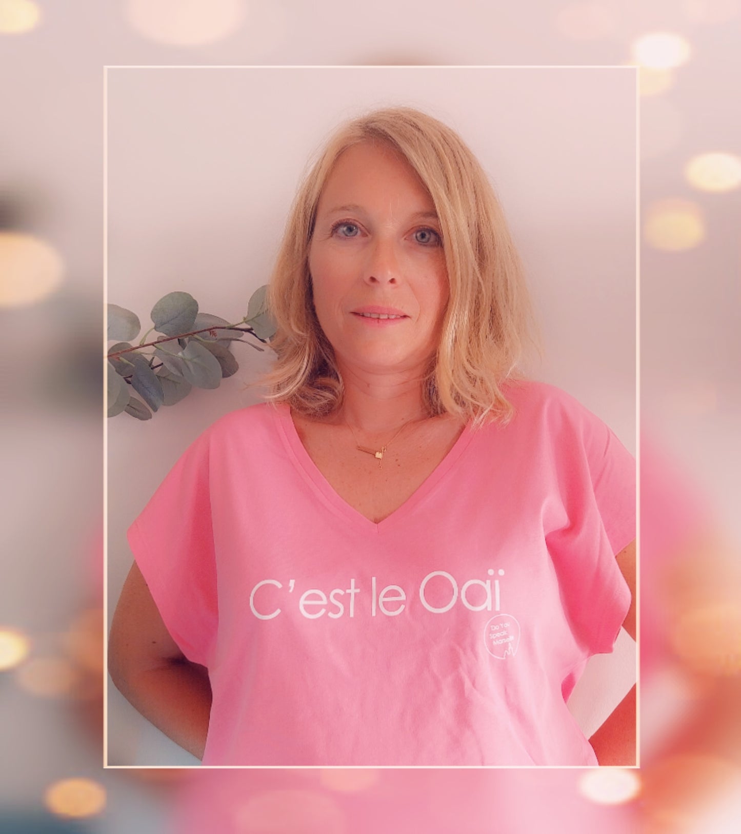 Tee-shirt en V C'est le Oaï